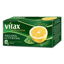 Vitax HERBATA INSPIRATIONS ZIELONA&CYTRYNA 20 TOREBEK