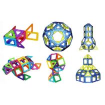 Magformers Basic. Klocki magnetyczne. 62 elementy
