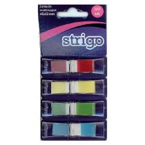 Strigo Zakładki indeksujące 45x12mm 4 kolory STRIGO