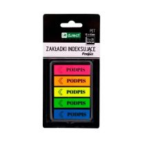 D.rect Zakładki indeksujące 12x45mm Podpis