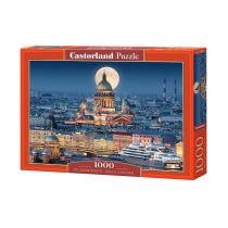Castorland Puzzle 1000 Fullmoon over St. Isaac$12s Cathedral