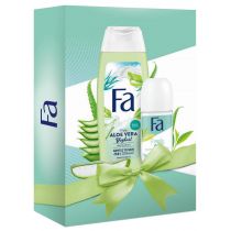 Fa Aloe Vera Yogurth / Fresh & Dry zestaw żel pod prysznic 250ml + antyperspirant w kulce 50ml