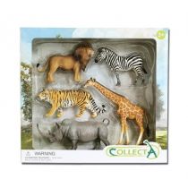 Zestaw 5 dzikich zwierząt w opakowaniu