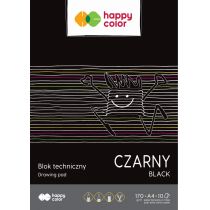 Blok techniczny czarny A4, 170g - 10 arkuszy