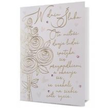 Kartka Karnet - W Dniu Ślubu