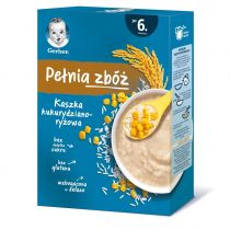 Nestle Gerber Gerber Pełnia zbóż Kaszka kukurydziano-ryżowa dla niemowląt po 6. miesiącu 180 g 1144089