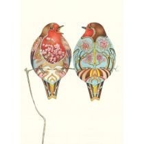 Ateneum Karnet A115 B6 + koperta Dwa ptaki rudziki