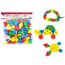 Askato Klocki Geometryczne 62 elementy