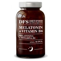 Diet-Food Melatonina + wit. B6 150 mg Suplement diety 60 kaps.