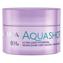 Soraya AQUASHOT ULTRA LEKKI HYDROŻEL CERA SUCHA I WRAŻLIWA 50ML