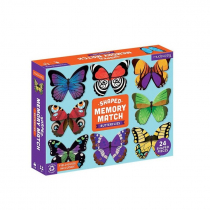 Mudpuppy Memory Motyle z Elementami w Kształcie Motyli