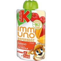 Kubuś Mus owocowy jabłko, mango, acerola Immuno Odporność 100 g