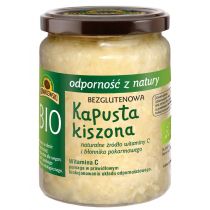 Kowalewski (przetwory warzywne, dania gotowe) KAPUSTA KISZONA PASTERYZOWANA BEZGLUTENOWA BIO 400 g - BP-5900900003109