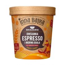 Inna Bajka | Aybioo Sp. z o.o. ul. Poznańska 16 lo Inna Bajka | Aybioo Sp z o.o ul Poznańska 16 lo Owsianka espresso-morwa 70 g Inna Bajka M00-5B86-32834