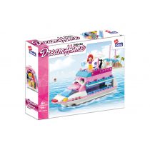 Klocki konstrukcyjne 196 el. Girl Statek Alleblox