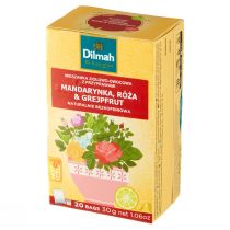 Dilmah Mieszanka ziołowo-owocowa mandarynka róża & grejpfrut 20 x 1.5 g