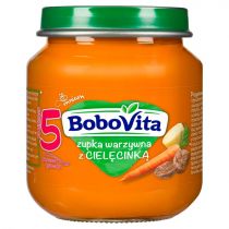 BOBOVITA BOBOVITA Zupka warzywna z cielęcinką po 5 m-cu 125 g