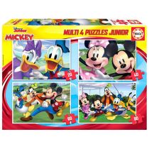 G3 Puzzle 20+40+60+80 Myszka Miki i przyjaciele Nowa