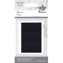 Magnesy samoprzylene prostokątne 12,7x25mm 12szt - Titanum