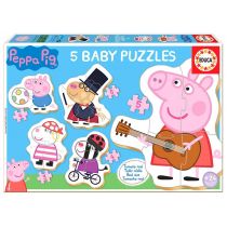 Educa Peppa Wutz puzzle niemowlęce, wielokolorowe (18589)