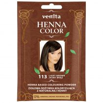 Venita Henna Color, odżywka koloryzująca, saszetka, 113 Jasny Brąz, 30 g