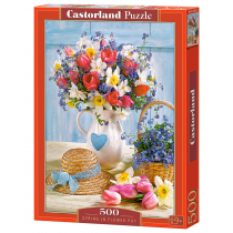 Castorland Puzzle 500 Wiosna w wazonie