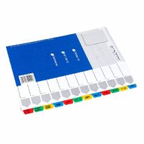 STARPAK  Przekładka A4 kartonowa, 1-12 numeryczna