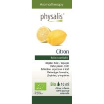 PHYSALIS (olejki eteryczne, soki) OLEJEK ETERYCZNY CITROEN (CYTRYNA ZWYCZAJNA) BIO 10 ml - PHYSALIS BP-5412360002375