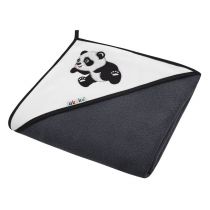 Akuku Okrycie kąpielowe 100% Bawełna 100 x 100 cm - PANDA NN-AKK-CCBC-001