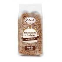 Polmak Makaron Pełnoziarnisty Gniazda Wstęg 400 g