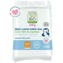 SO'BiO etic Organiczne Płatki kosmetyczne dla dzieci i niemowląt 50 szt.