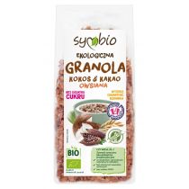 Symbio Granola owsiana Kokos i kakao bezglutenowa 350 g Bio