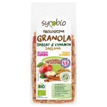 Symbio Granola jaglana Jabłko i cynamon bezglutenowa 350 g Bio