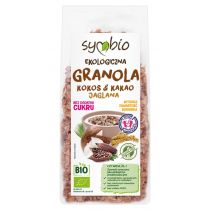 Symbio Granola jaglana Kokos i kakao bezglutenowa 350 g Bio