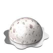 Nacomi Fizzing Bath Bomb półkula musująca do kąpieli Rose Petals & Musk 51g