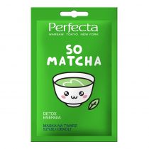 Perfecta So Matcha maska na twarz szyję i dekolt detox & energia 10ml 99725-uniw