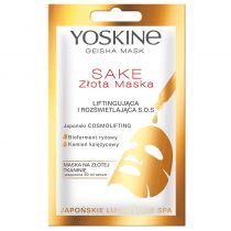 Yoskine Geisha Mask maska na srebrnej tkaninie Sakura 20 ml