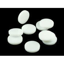 Crafters Znaczniki akryl białe okrągłe 22x3mm 10szt - Crafters