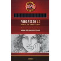 Koh-i-noor Ołówek grafitowy 6B Progresso 12 sztuk