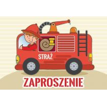 Kukartka Zaproszenie ZZ-060 Straż (5 szt.)