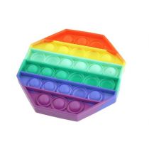 ADAR Pop it Bubble. Zabawka antystresowa - wielokąt tęczowy