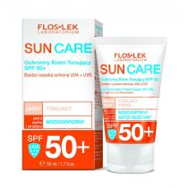 Flos-Lek Floslek Sun Care Krem ochronny tonujący SPF 50+ - cera sucha i wrażliwa 50ml SO_103167