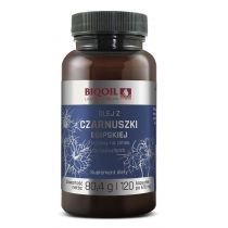 Biooil Olej z czarnuszki tłoczony na zimno 120 kapsułek Laboratorium Biooil 266C-407F6