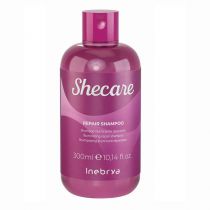 Inebrya Shecare Repair Shampoo rozświetlająco-naprawczy szampon do włosów zniszczonych zabiegami chemicznymi 300ml