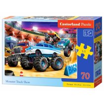 Castorland Puzzle 70 elementów. Monster Truck Show