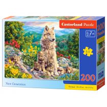 Castorland Puzzle 200 elementów. Nowe pokolenie