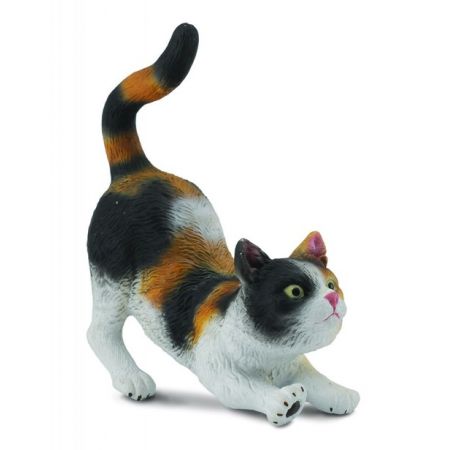 Collecta Kot domowy przeciągający się trzy-kolorowy S