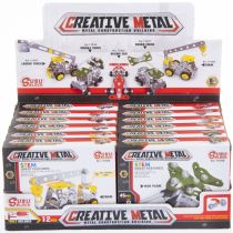 Mega Creative Klocki konstrukcyjne metalowe 45-123el 15x11x3 12/72/144