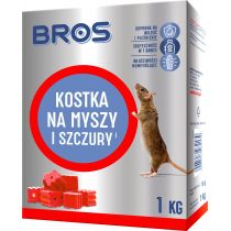 Bros Na Myszy Kostka 1KG Trutka Szczury Gryzonie