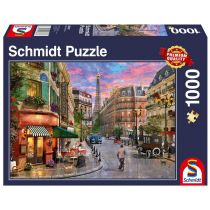 Schmidt Spiele 58387 puzzle do gry w wieżę Eiffla, 1000 elementów, kolorowe